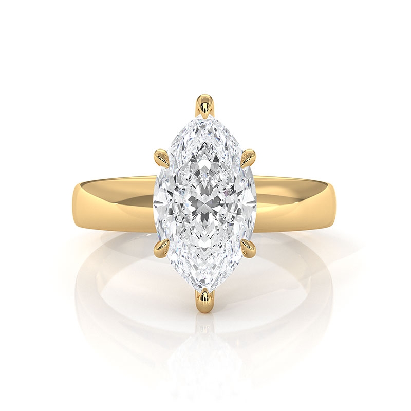  diamond Ring 14k Gold Yellow