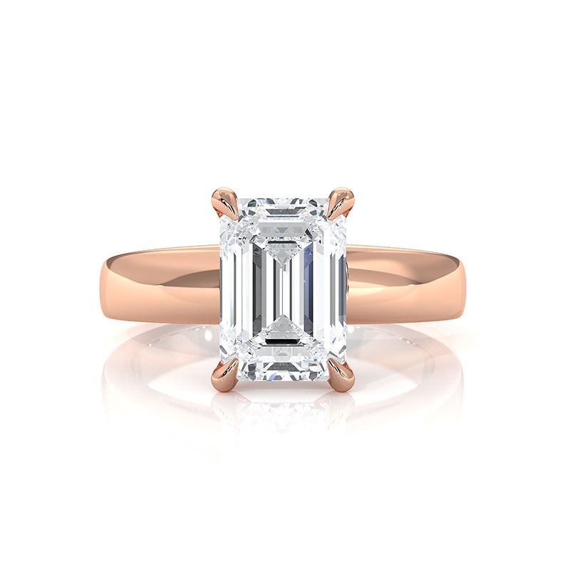  diamond Ring 18k Rose Gold