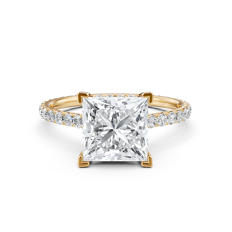  diamond Ring 18k Gold Yellow