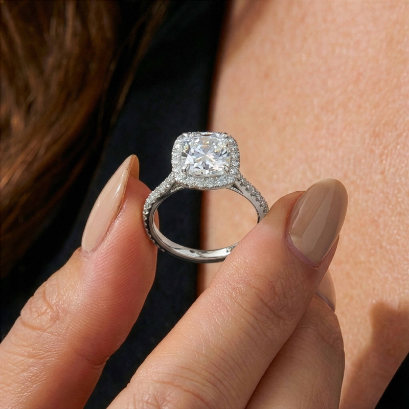  diamond Ring 14k Gold White