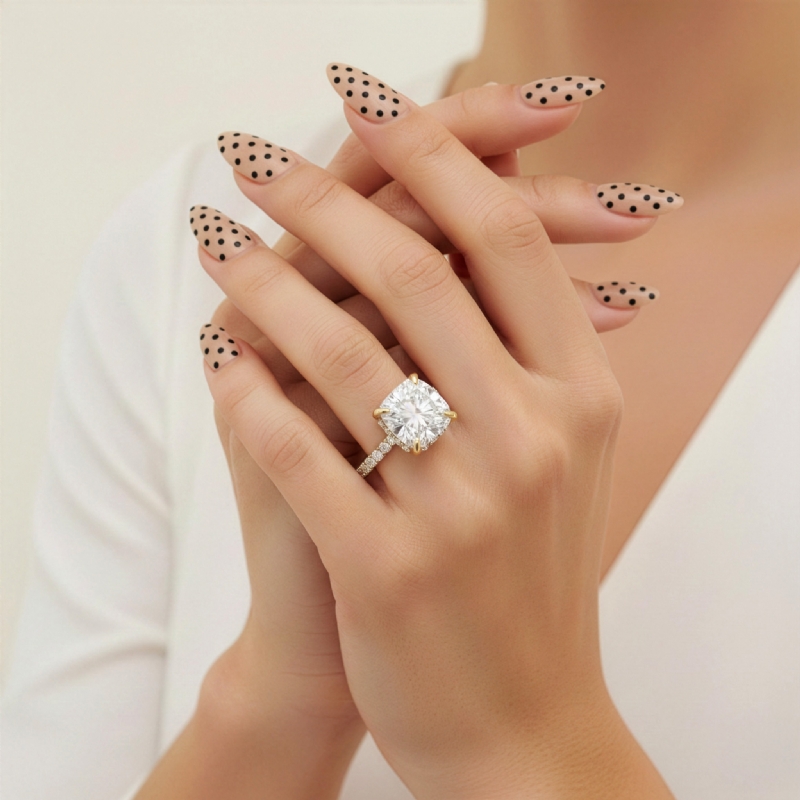  diamond Ring 14k Gold Yellow