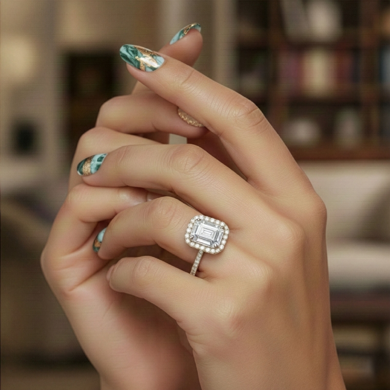  diamond Ring 18k Gold Yellow