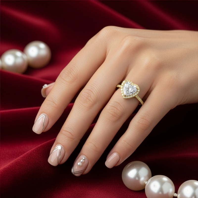  diamond Ring 18k Gold Yellow