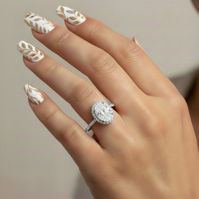  diamond  14k Gold White