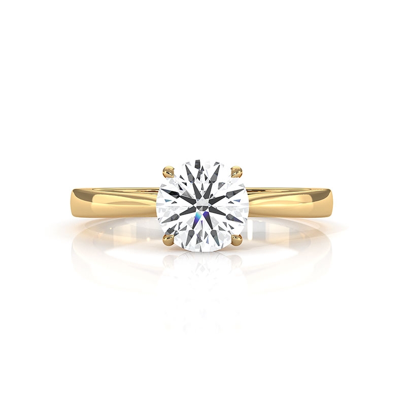  diamond Ring 14k Gold Yellow