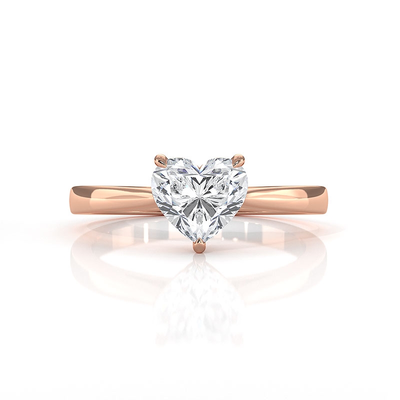  diamond Ring 18k Rose Gold