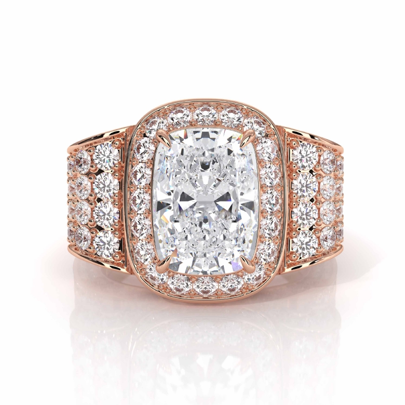  diamond  18k Rose Gold