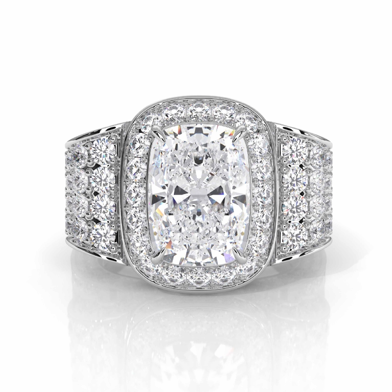  diamond Ring 14k Gold White