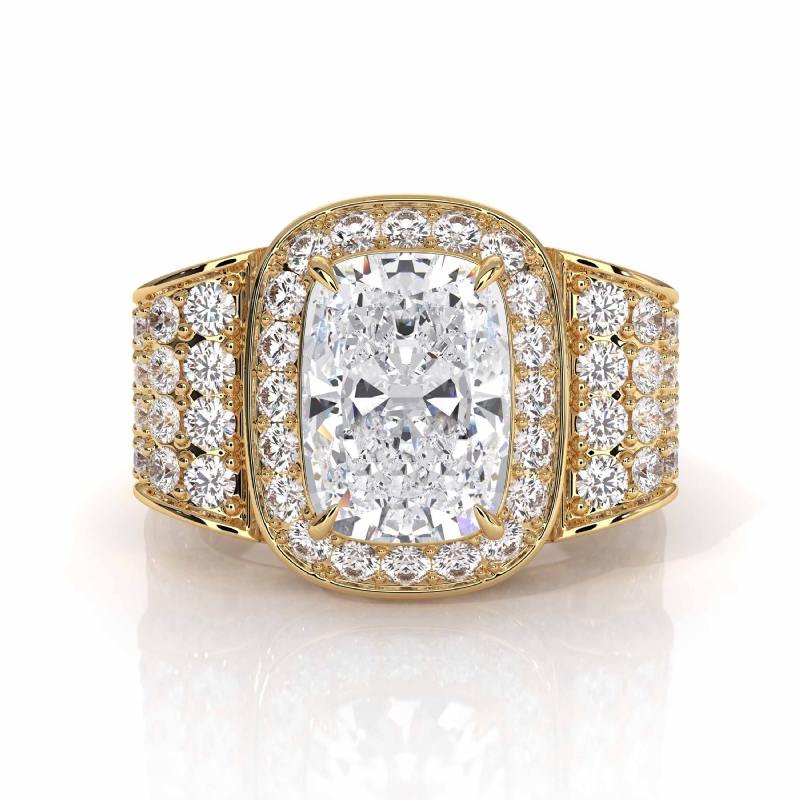  diamond Ring 14k Gold Yellow