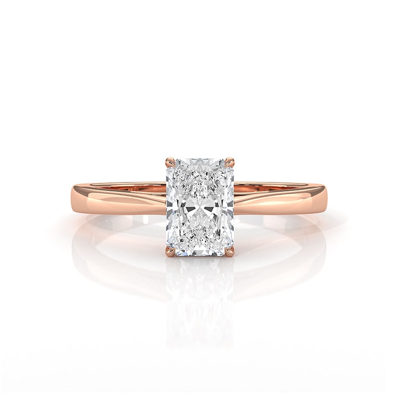  diamond Ring 14k Rose Gold