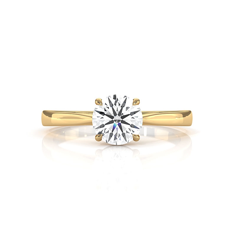  diamond Ring 14k Gold Yellow