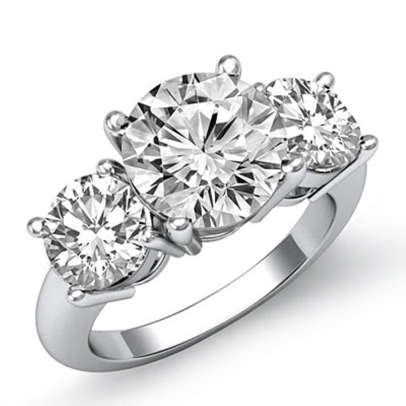  diamond Ring 14k Gold White