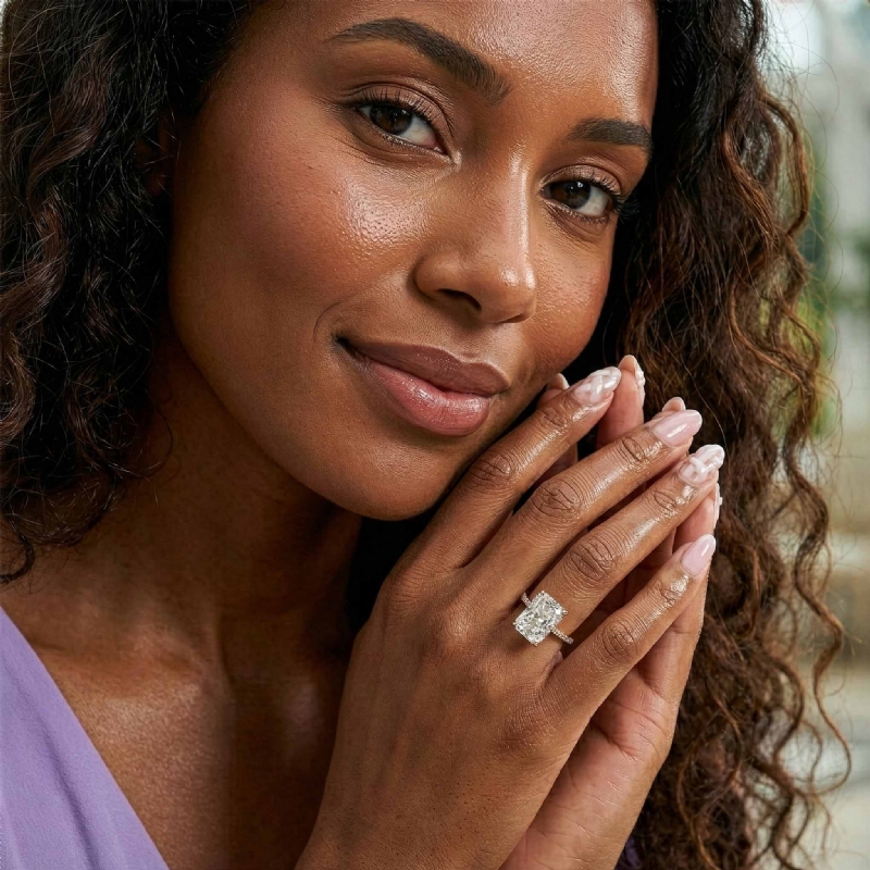  diamond  14k Rose Gold