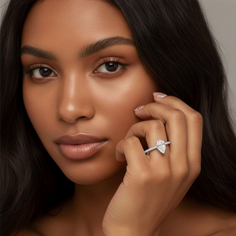  diamond  14k Gold White