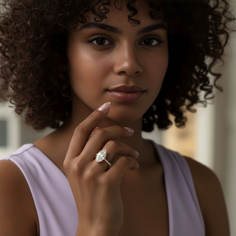  diamond Ring 18k Gold Yellow