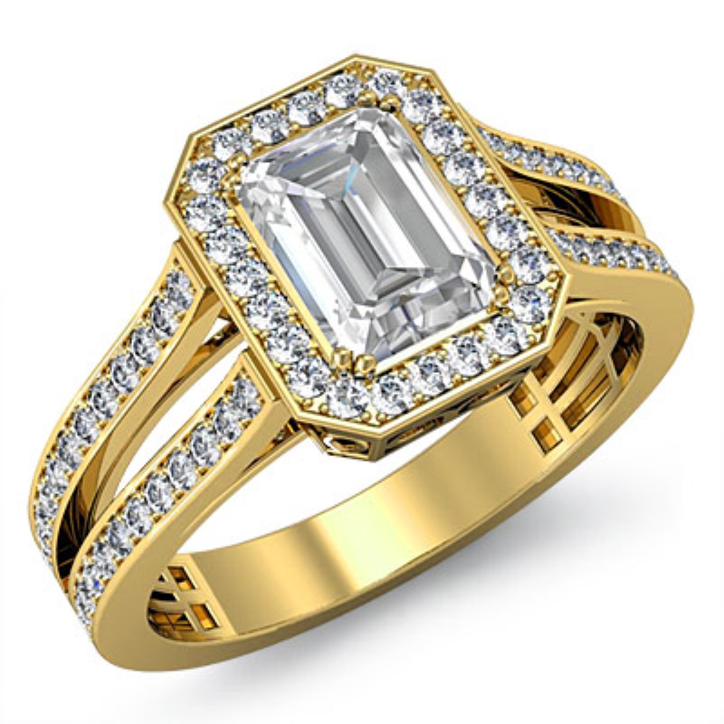  diamond Ring 18k Gold Yellow