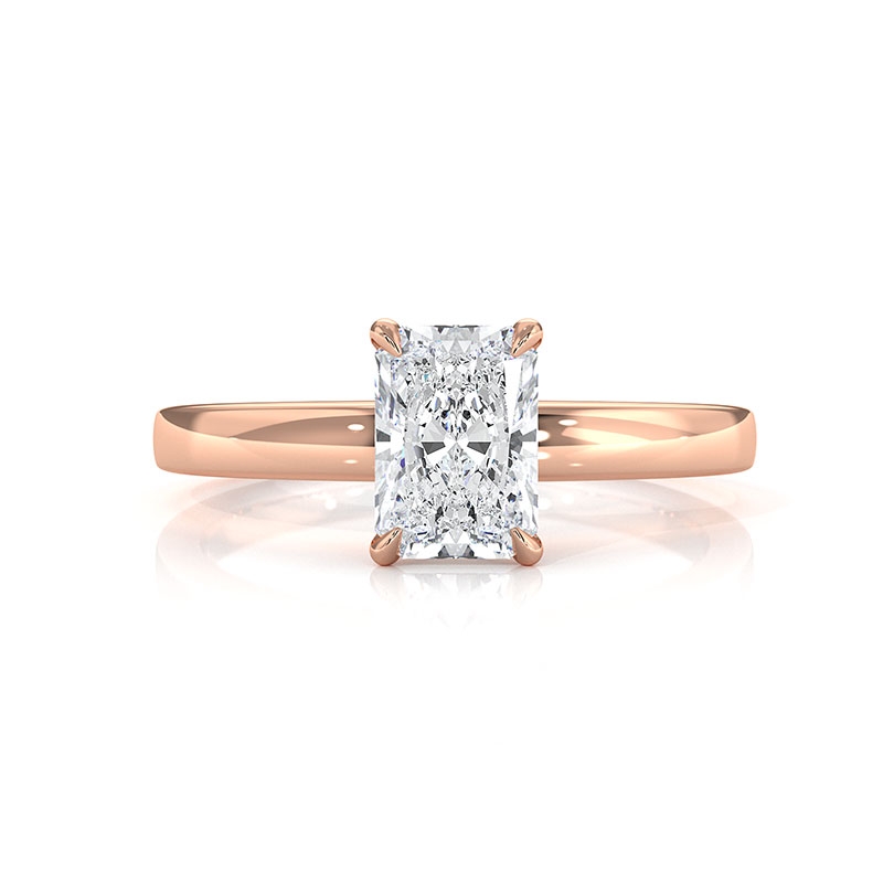  diamond Ring 18k Rose Gold