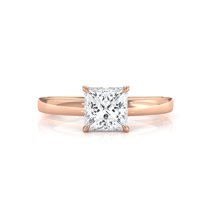  diamond Ring 18k Rose Gold