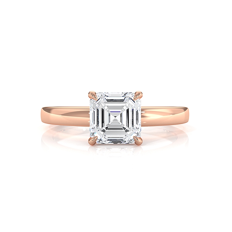  diamond Ring 18k Rose Gold