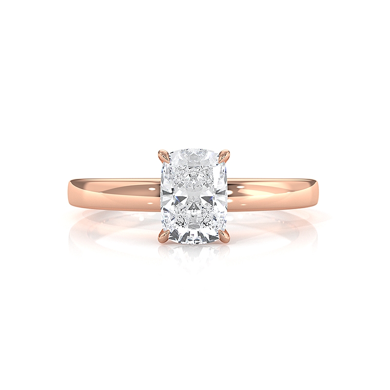  diamond Ring 18k Rose Gold