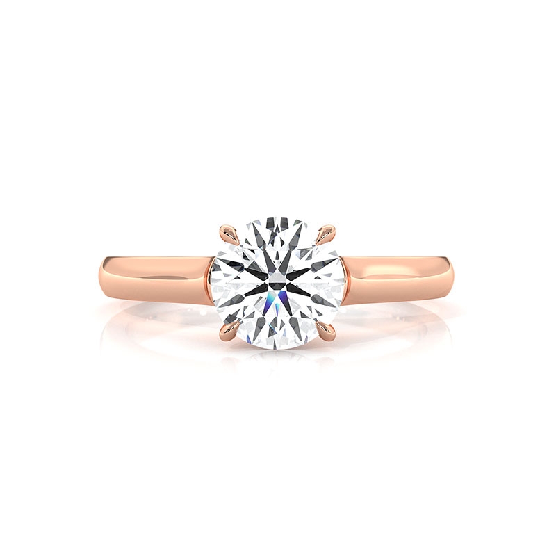  diamond Ring 18k Rose Gold