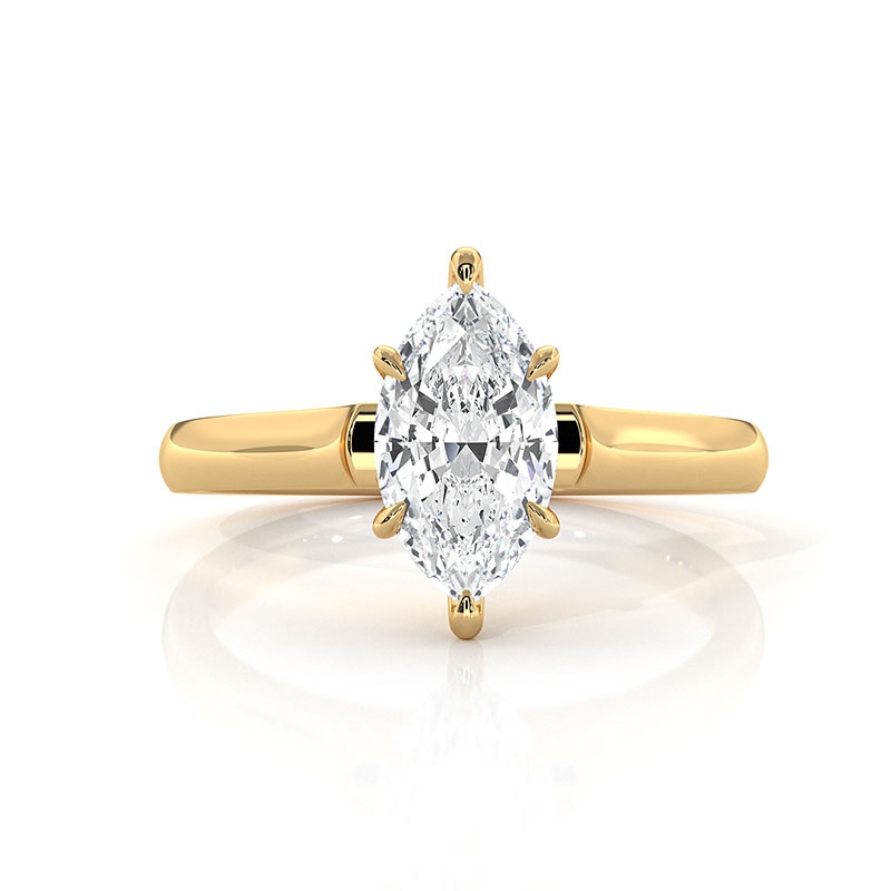  diamond Ring 14k Gold Yellow