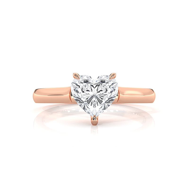  diamond Ring 14k Rose Gold