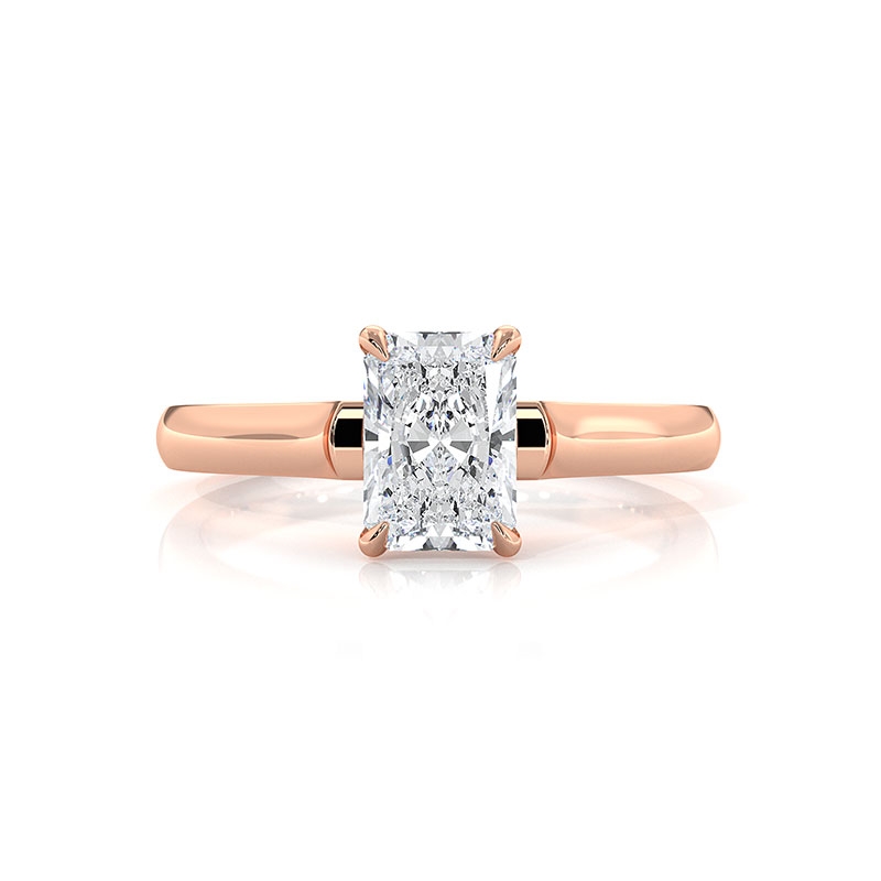  diamond Ring 14k Rose Gold
