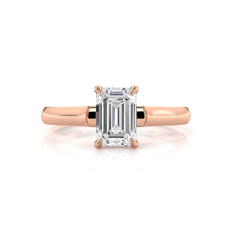  diamond Ring 18k Rose Gold