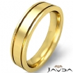 Flat Fit Solid Ring Mens Wedding Plain Band 5mm 14k Gold Yellow 6.9g 8-8.75 Sz