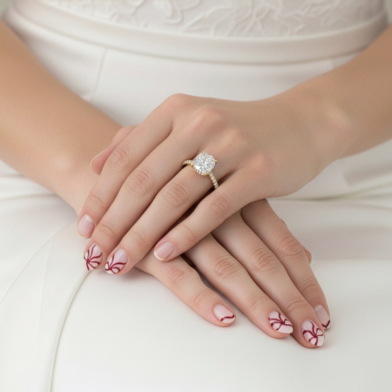  diamond Ring 14k Gold Yellow