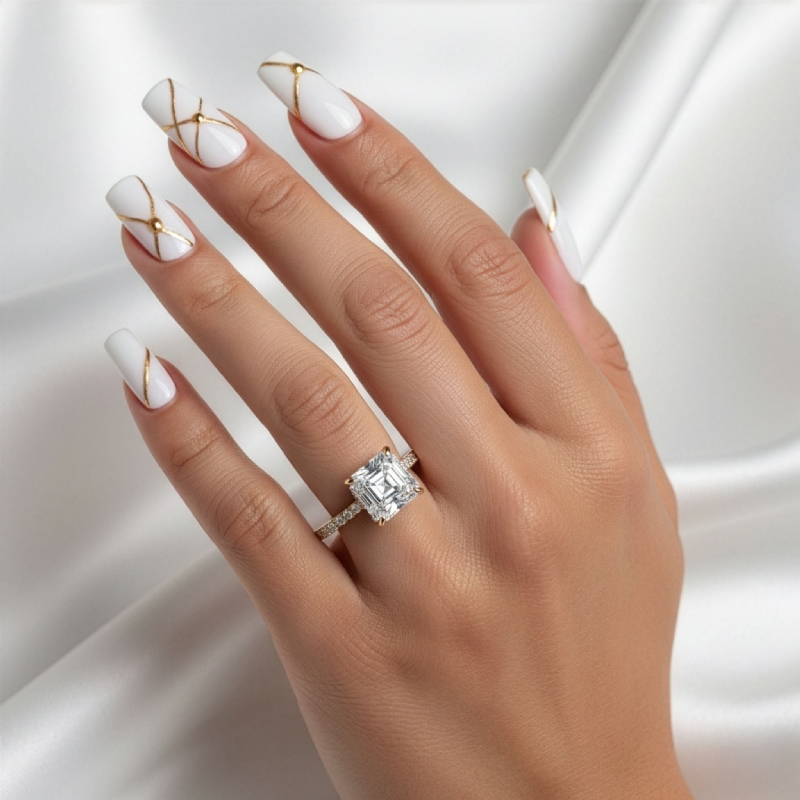  diamond Ring 14k Gold Yellow