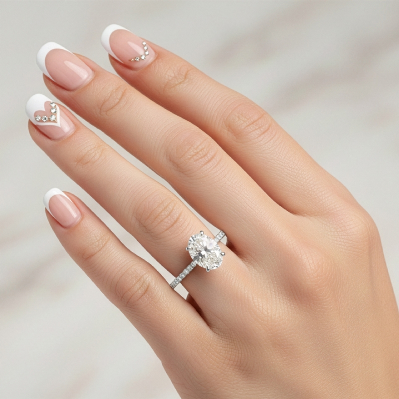  diamond Ring Platinum 950