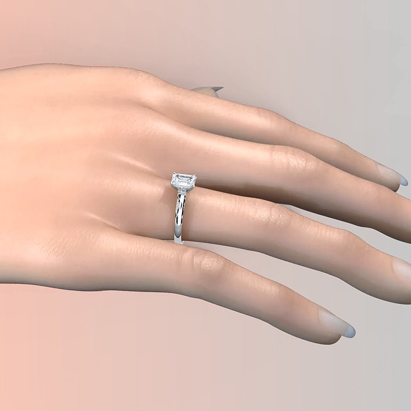  diamond Ring 14k Gold White