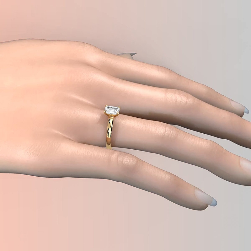  diamond Ring 14k Gold Yellow