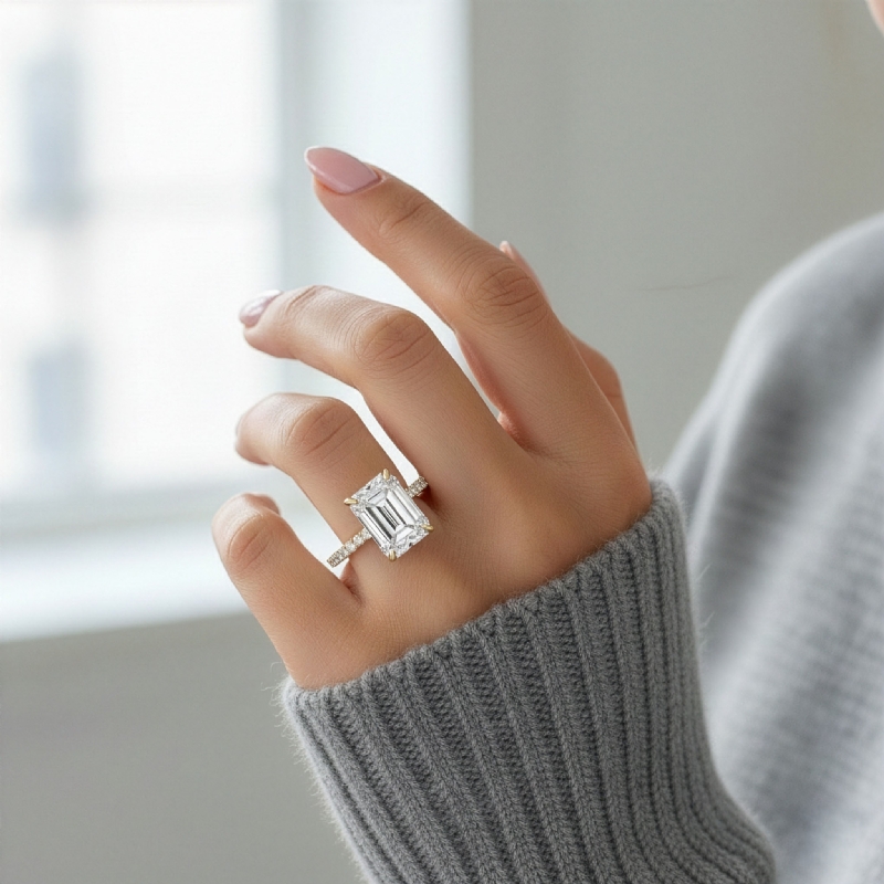  diamond Ring 18k Gold Yellow