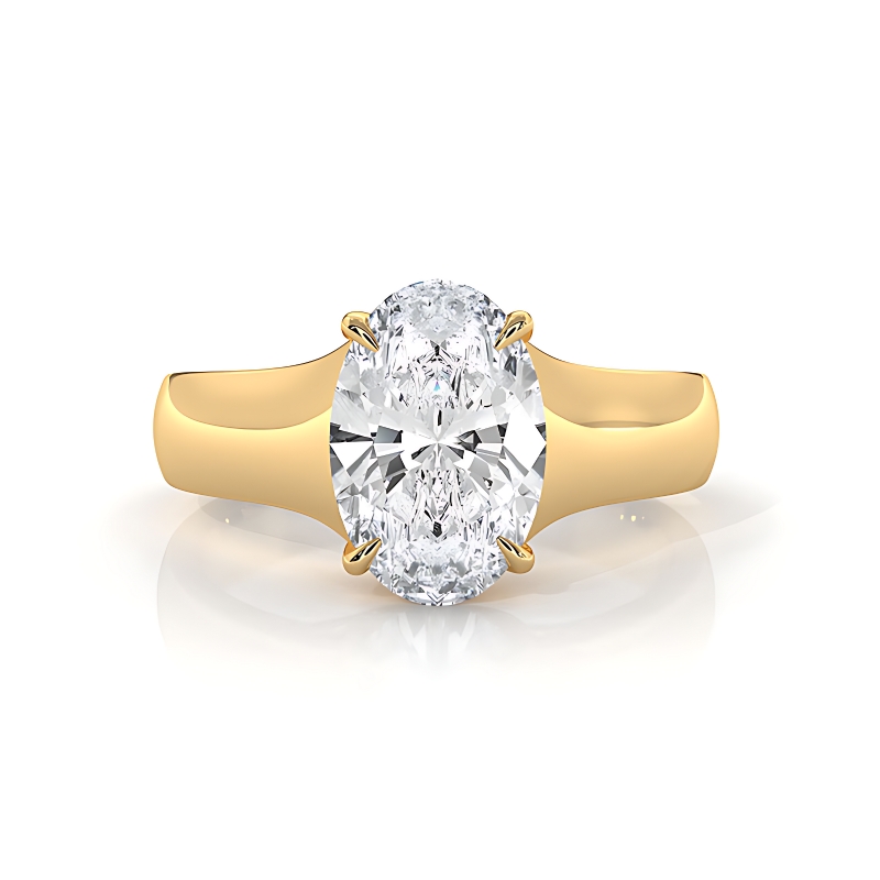  diamond Ring 14k Gold Yellow
