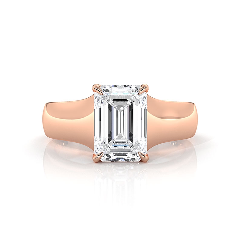  diamond Ring 14k Rose Gold