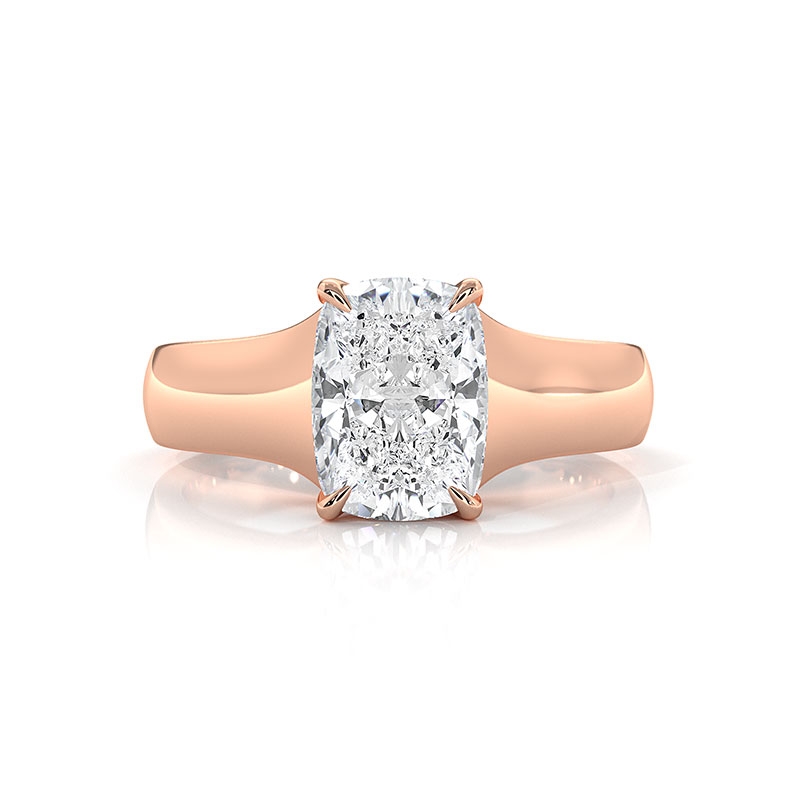  diamond Ring 18k Rose Gold