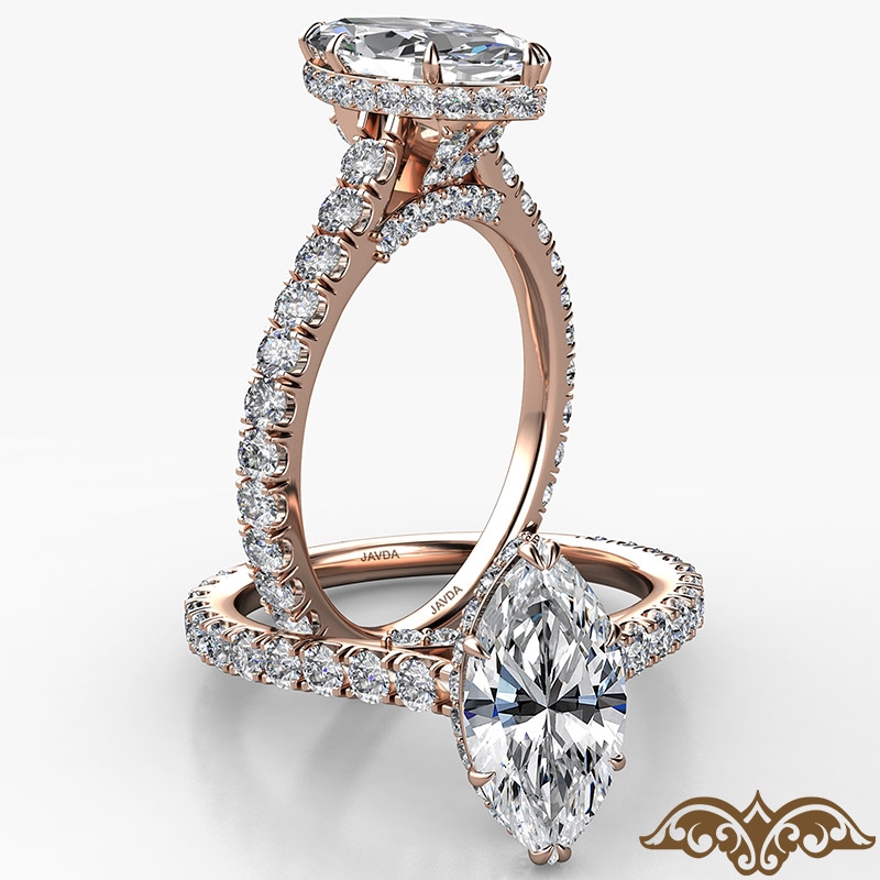  diamond Ring 18k Rose Gold