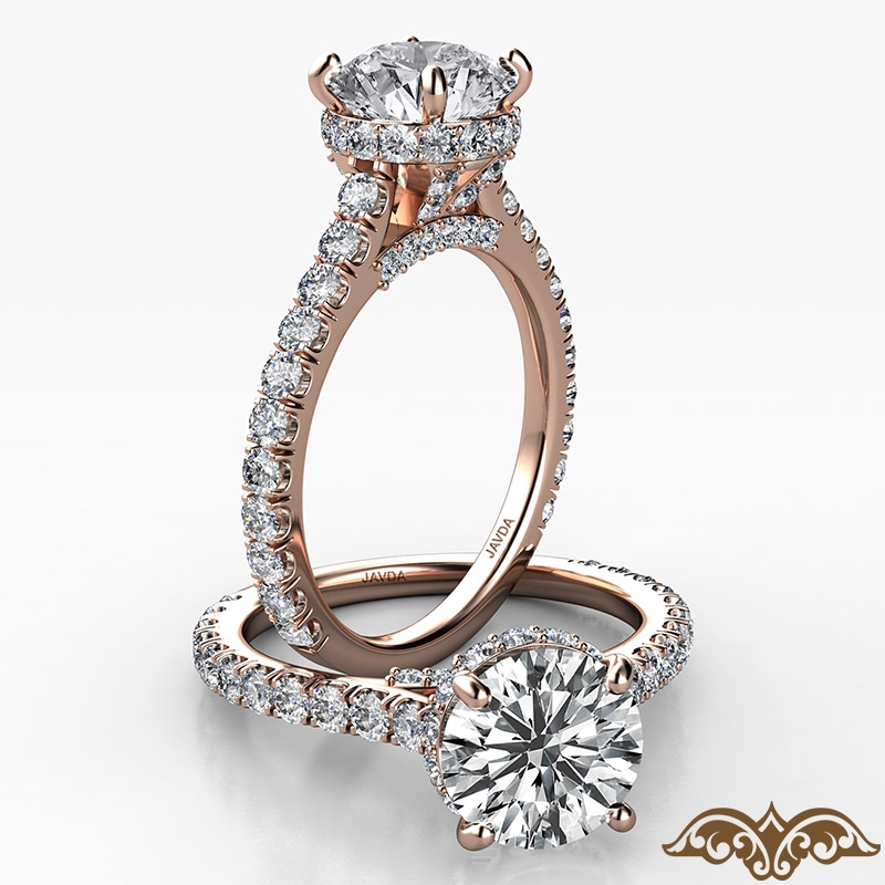  diamond Ring 14k Rose Gold