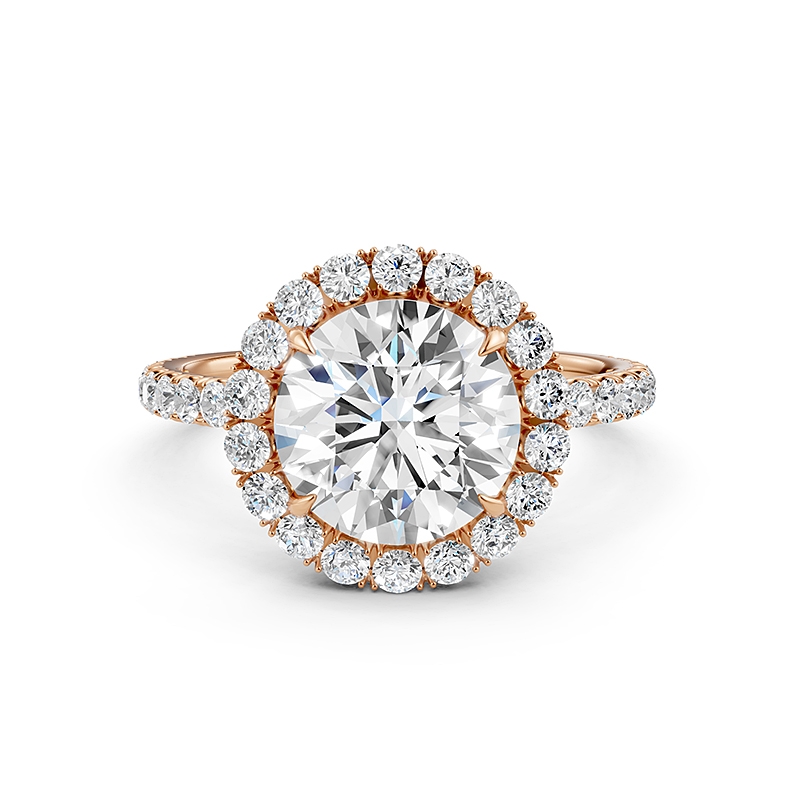  diamond Ring 14k Rose Gold