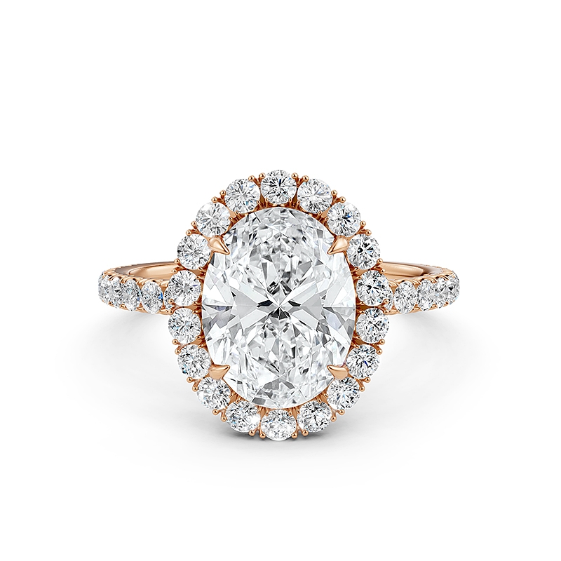  diamond Ring 14k Rose Gold