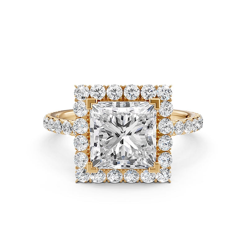  diamond Ring 14k Gold Yellow