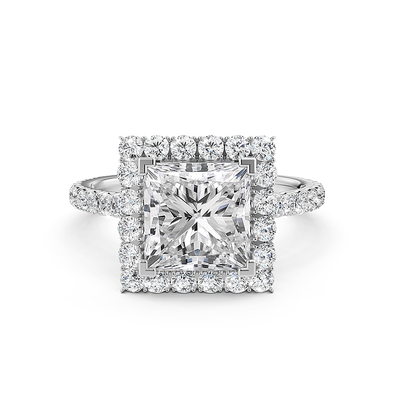  diamond Ring 14k Gold White