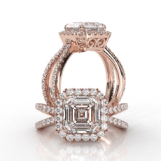  diamond Ring 14k Rose Gold