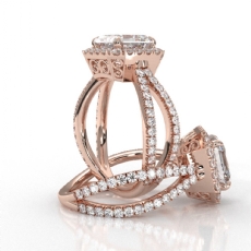 diamond Ring 14k Rose Gold