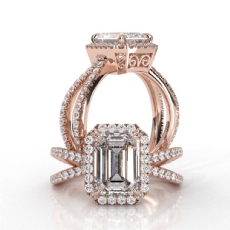  diamond Ring 14k Rose Gold