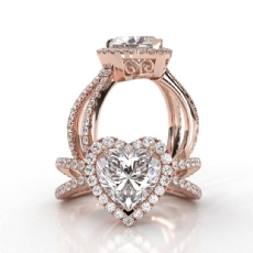  diamond Ring 14k Rose Gold