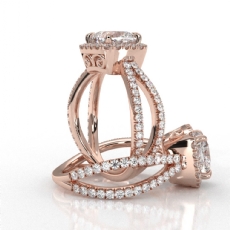  diamond Ring 14k Rose Gold